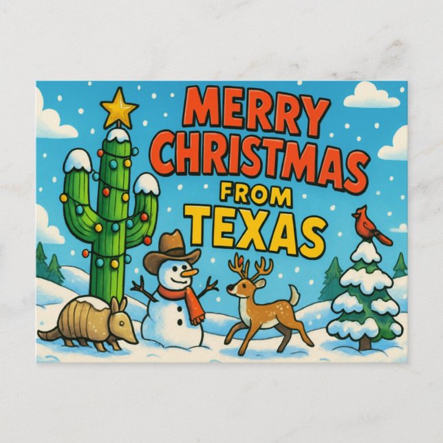 TEXAS Postcard (Front)