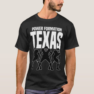 TEXAS POWER FORMATION - DALLAS FOOTBALL T-Shirt