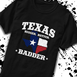 Texas Pride - Proud Texan - Texas State Flag T-Shirt