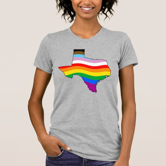 Texas Progress Pride T-Shirt (Front)