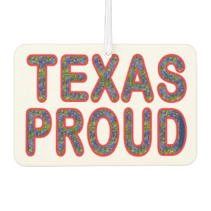 Texas Proud Bluebonnet Car Air Freshener