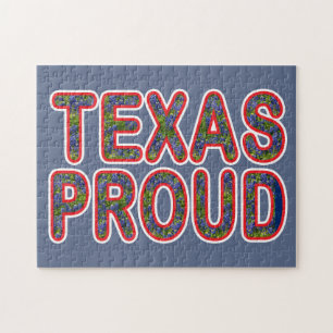 Texas Proud Bluebonnet Jigsaw Puzzle