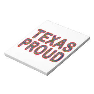 Texas Proud Bluebonnet Notepad