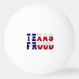 Texas Proud Flag Ping Pong Ball