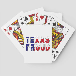 Texas Proud Flag Playing Cards