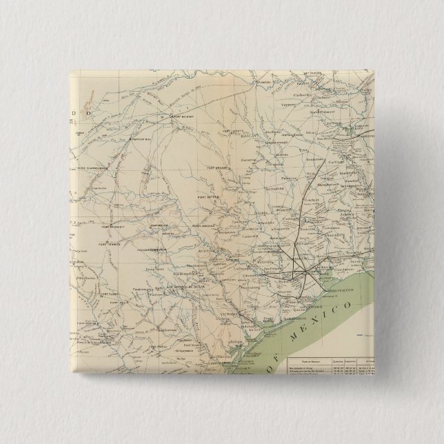 Texas, pt of NM 15 Cm Square Badge (Front)