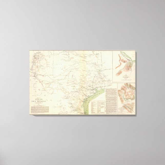 Texas, pt of NM Canvas Print (Front)