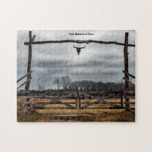 Texas Ranch Scene. Jigsaw Puzzle