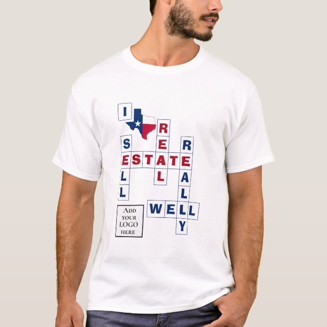TEXAS Realty Real Estate LOGO T-Shirt (Front)