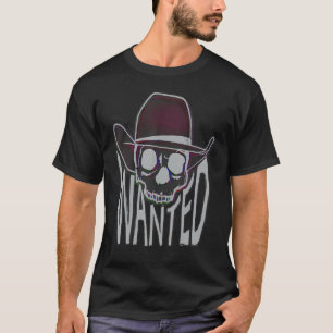 Texas Red Dirt Country Music Outlaw Wanted Cowboy T-Shirt