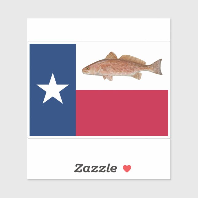 Texas Redfish Flag (Sheet)