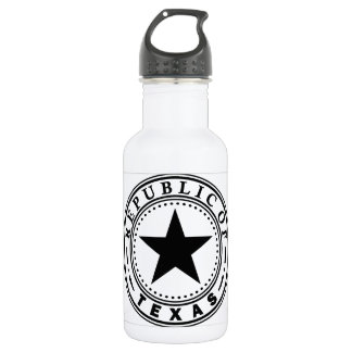 Texas (Republic of Texas Seal) 532 Ml Water Bottle