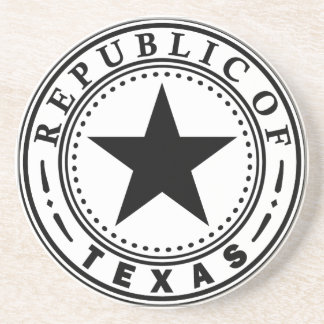 Texas (Republic of Texas Seal) Coaster