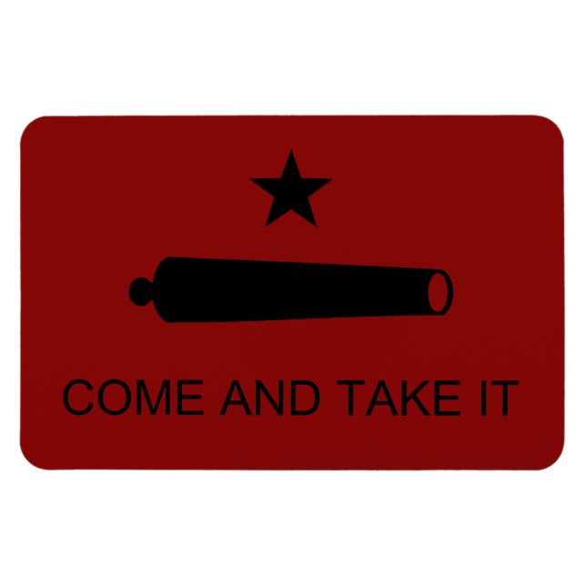 Texas Revolution Flag, Texians Militia 1835  Magnet (Horizontal)