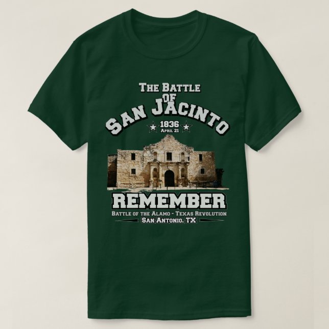 Texas Revolution San Jacinto T-Shirt (Design Front)