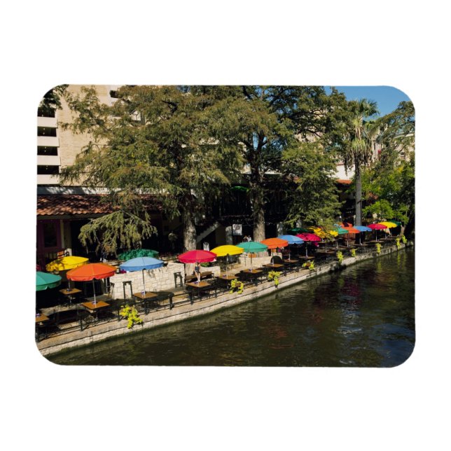 Texas, Riverwalk, dining on river's edge Magnet (Horizontal)