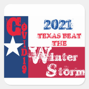 TEXAS ROCKS SQUARE STICKER
