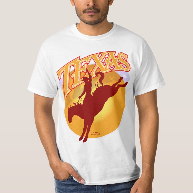 Texas rodeo sunrise shirt F/B (Front)