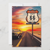 Texas Route 66 POSTCARD