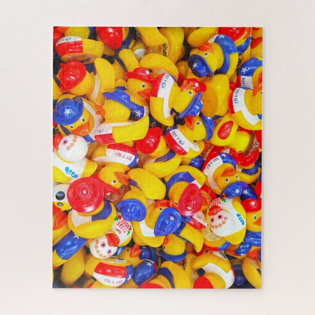 Texas Rubber Duckies Jigsaw Puzzle (Vertical)