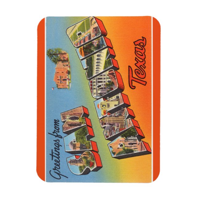 Texas, San Antonio Magnet (Vertical)