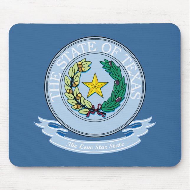 Texas Seal Mouse Mat (Front)