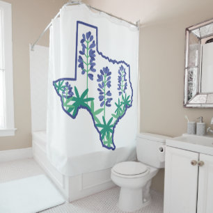 Texas Shower Curtain, Texas State, Texan, Texas Shower Curtain