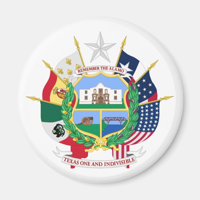 Texas sign magnet (Front)