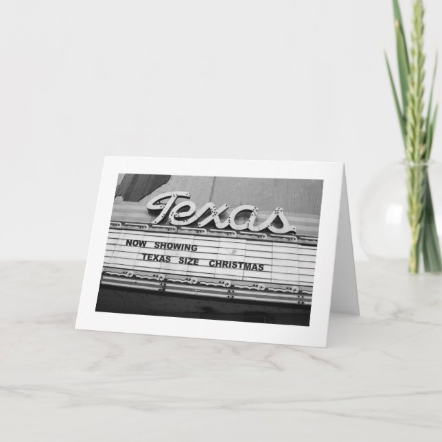 Texas Size Christmas Holiday Card (Front)