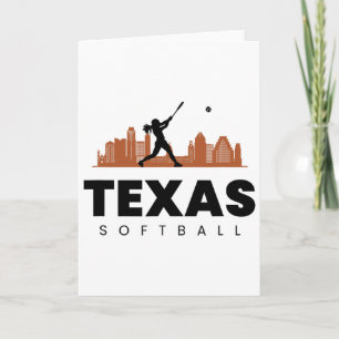 Texas Softll Vintage Minimalist City Retro Softll  Card