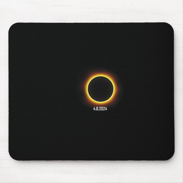 Texas Solar Eclipse 2024  Mouse Mat (Front)