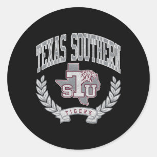 Texas Southern Tigers Victory Classic Round Sticker
