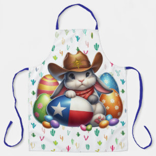 Texas/southwestern Easter bunny sheriff Apron