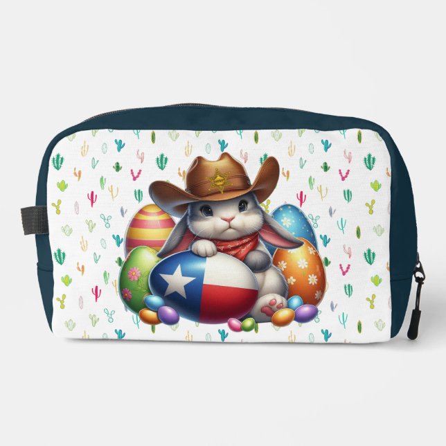 Texas/southwestern Easter bunny sheriff Dopp Kit (Front)