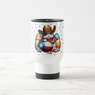 Texas/southwestern Easter bunny sheriff Travel Mug