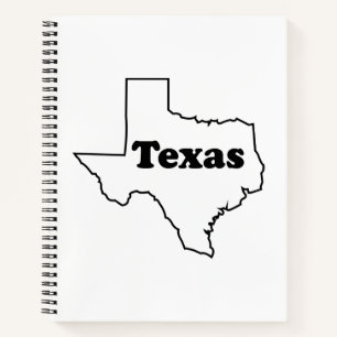 Texas Spiral Notebook