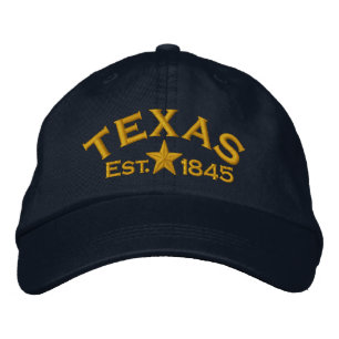 Texas Star Embroidered Hat