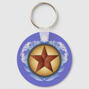 Texas Star Keychain