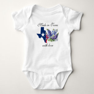 Texas State Bluebonnets Txst Floral Baby bodysuit
