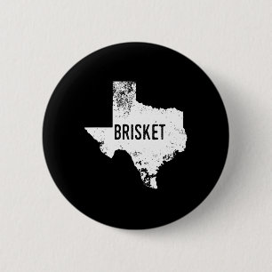 Texas State Brisket Shirt Tx Love Home Bbq Distres 6 Cm Round Badge