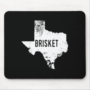 Texas State Brisket Shirt Tx Love Home Bbq Distres Mouse Mat