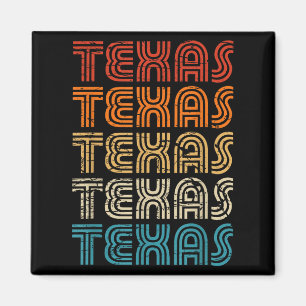 Texas State Country Retro Vintage For Men Women Yo Magnet