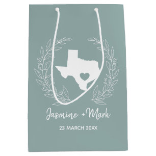  Texas state destination wedding favours  Medium Gift Bag