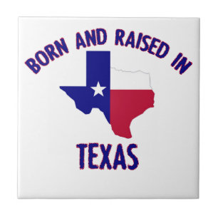 Texas state flag and map designs tile