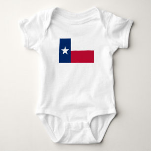 Texas State Flag Baby Bodysuit