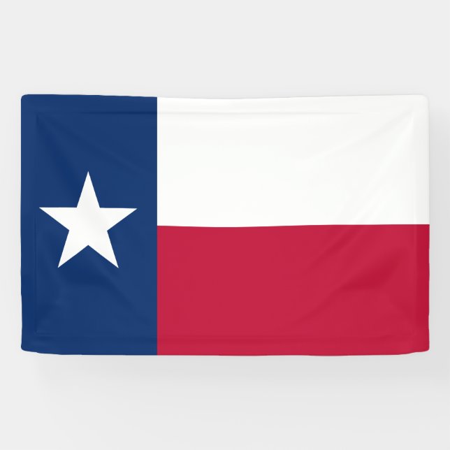 Texas State Flag Banner (Horizontal)
