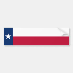 Texas State Flag Bumper Sticker