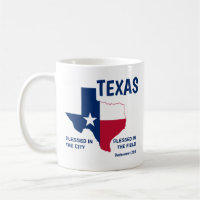 TEXAS STATE FLAG Christian Scripture Blessed