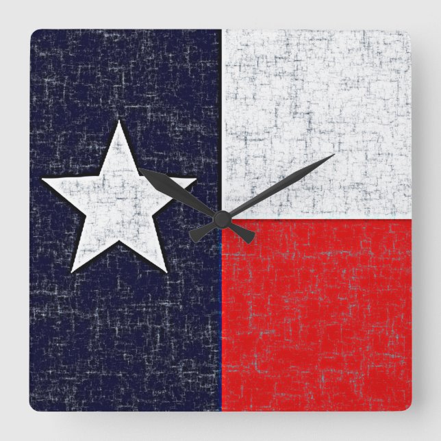 TEXAS STATE FLAG Clock (Front)