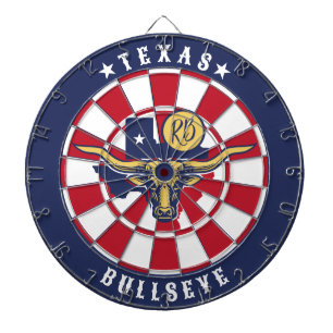 Texas State Flag Dartboard